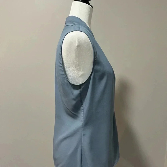 Calvin Klein Sleeveless V-Neck Blouse - Picture 6 of 9